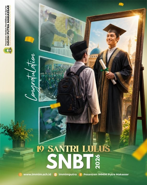 19 Santri Pesantren IMMIM Putra Lulus SNBT 2026 di Berbagai Perguruan Tinggi Negeri