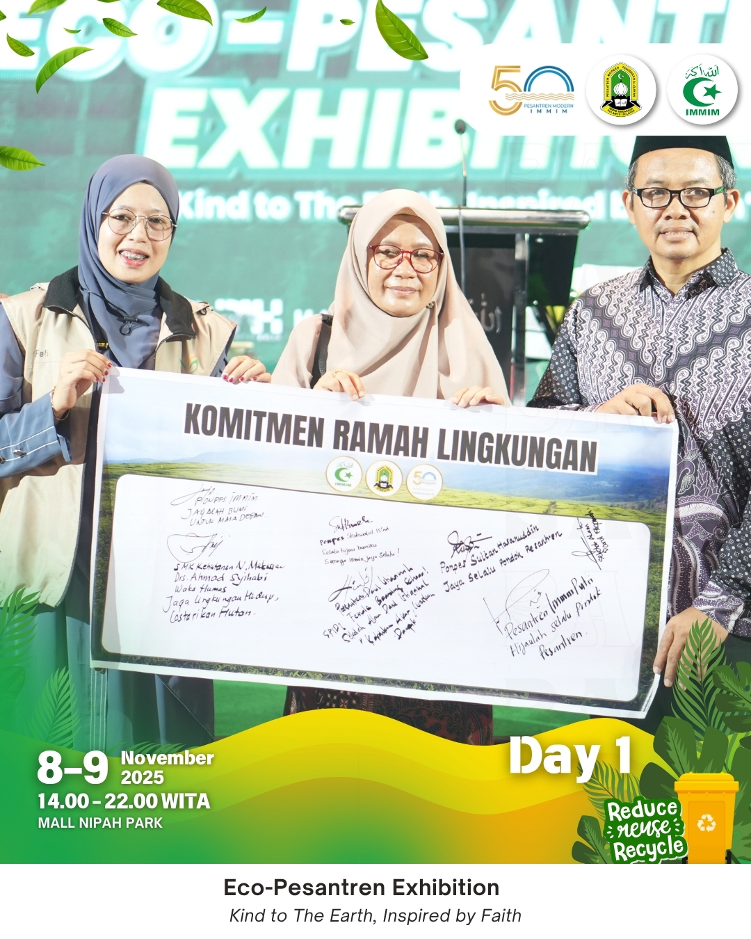 Eco-Pesantren Exhibition IMMIM Putra Sukses Digelar di Nipah Park Mall