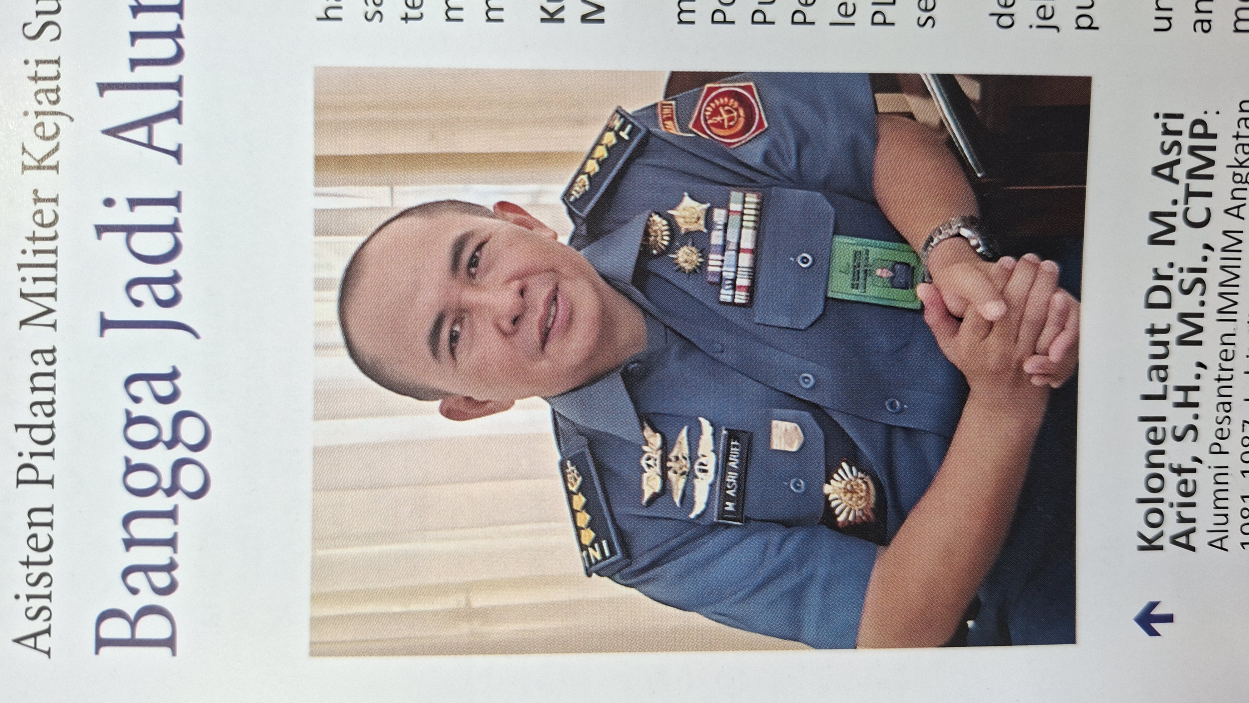 Kolonel Laut Dr. M. Asri Arief, S.H., M.Si., CTMP