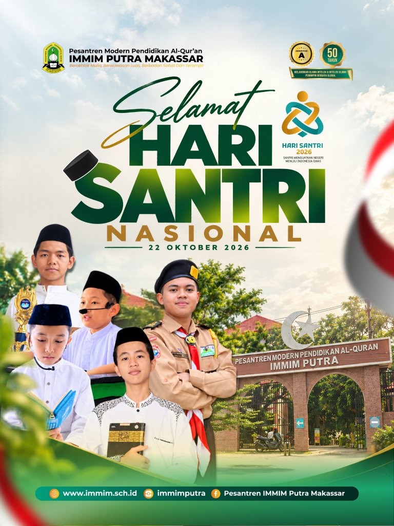 Peringati Hari Santri Nasional 2026, Pesantren IMMIM Putra Makassar Teguhkan Semangat Santri Menuju Indonesia Emas