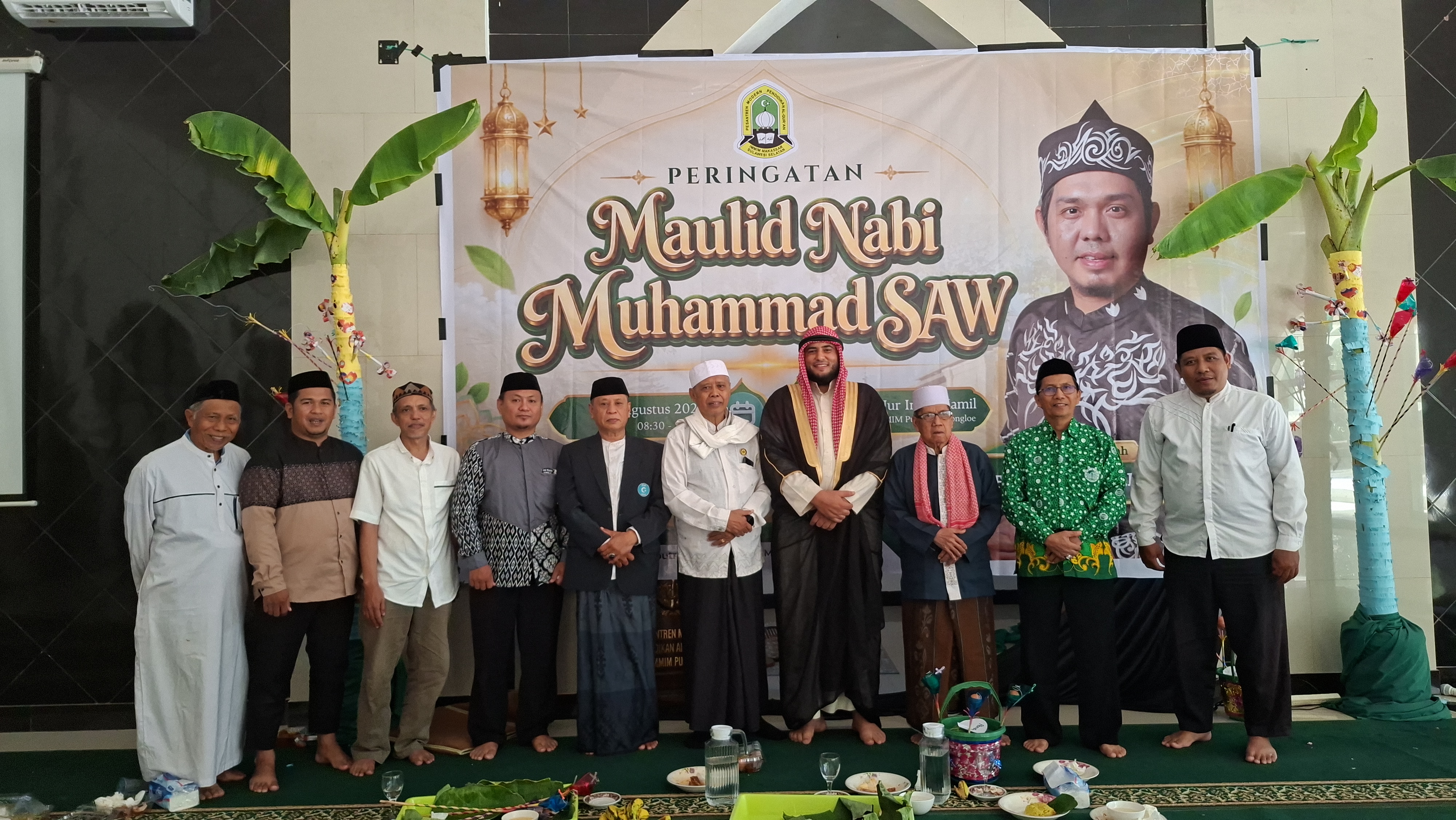 Pesantren IMMIM Putra Makassar Gelar Peringatan Maulid Nabi Muhammad SAW dengan Penuh Khidmat