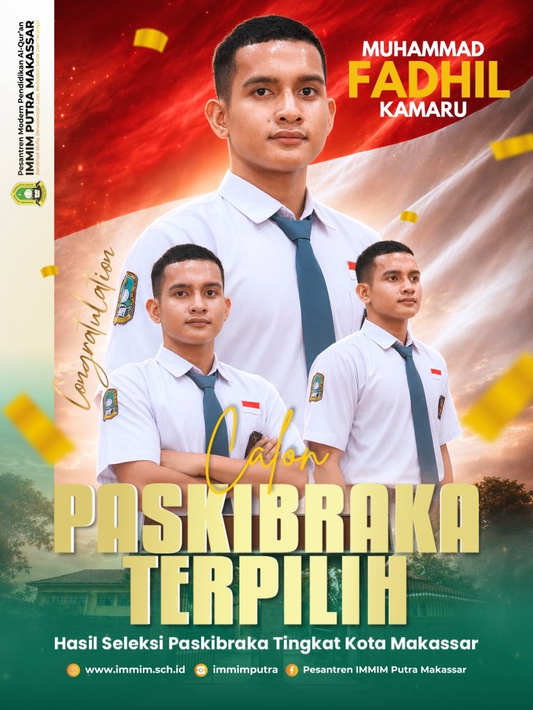Santri MAS IMMIM Putra Makassar Terpilih sebagai Calon Paskibraka Tingkat Kota Makassar Tahun 2026