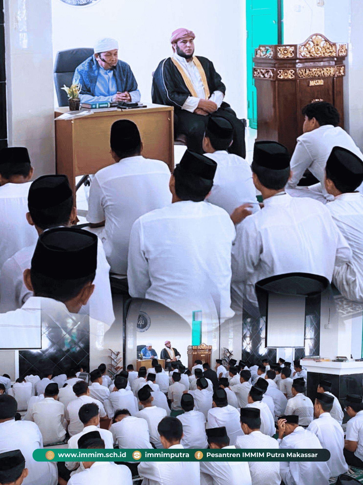 Syekh Dr. Said Al Azhari Perkuat Pembiasaan Bahasa Arab Santri IMMIM